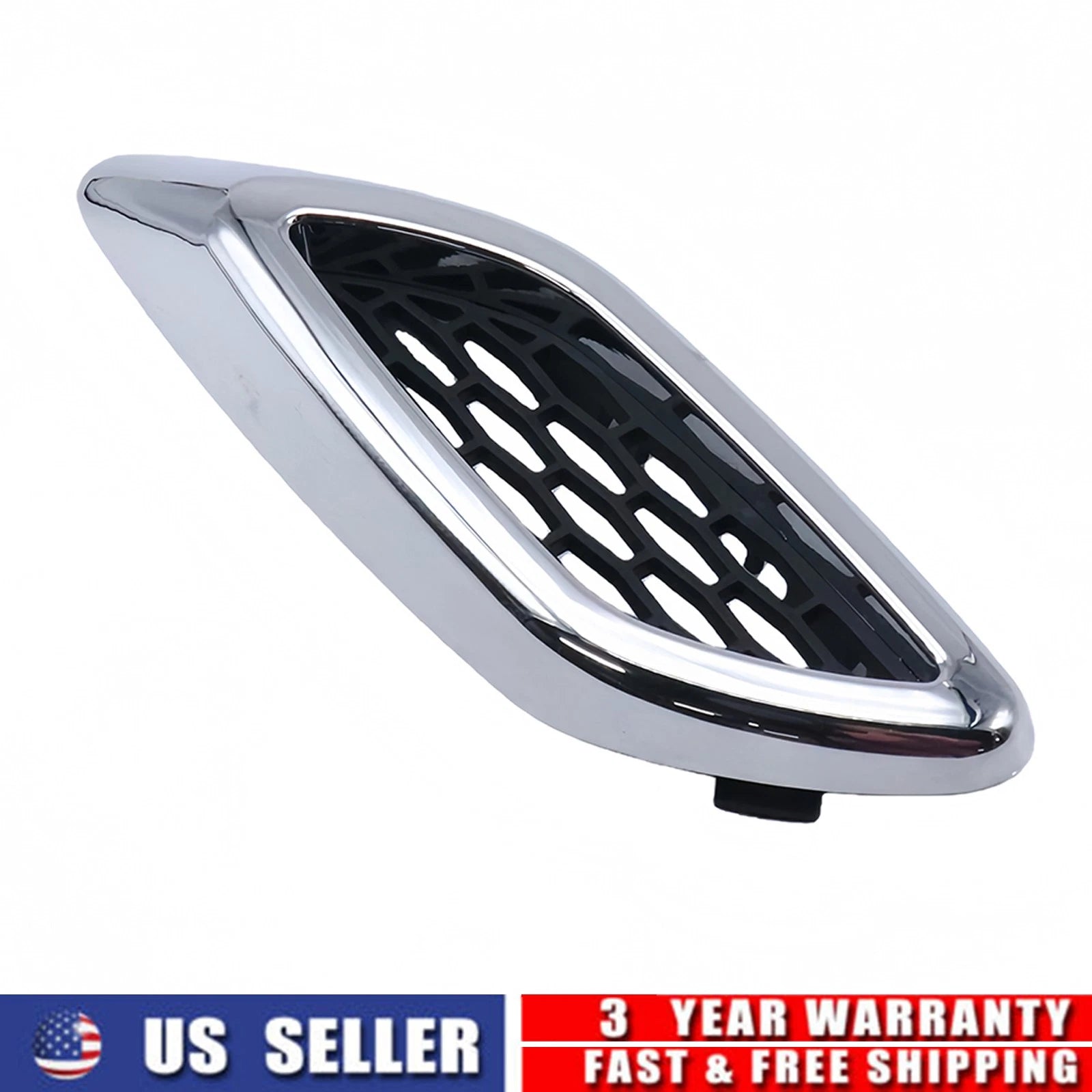 RH Lateral Air Vent for Maserati Levante (2017–2023) 670139652 Bright Chrome