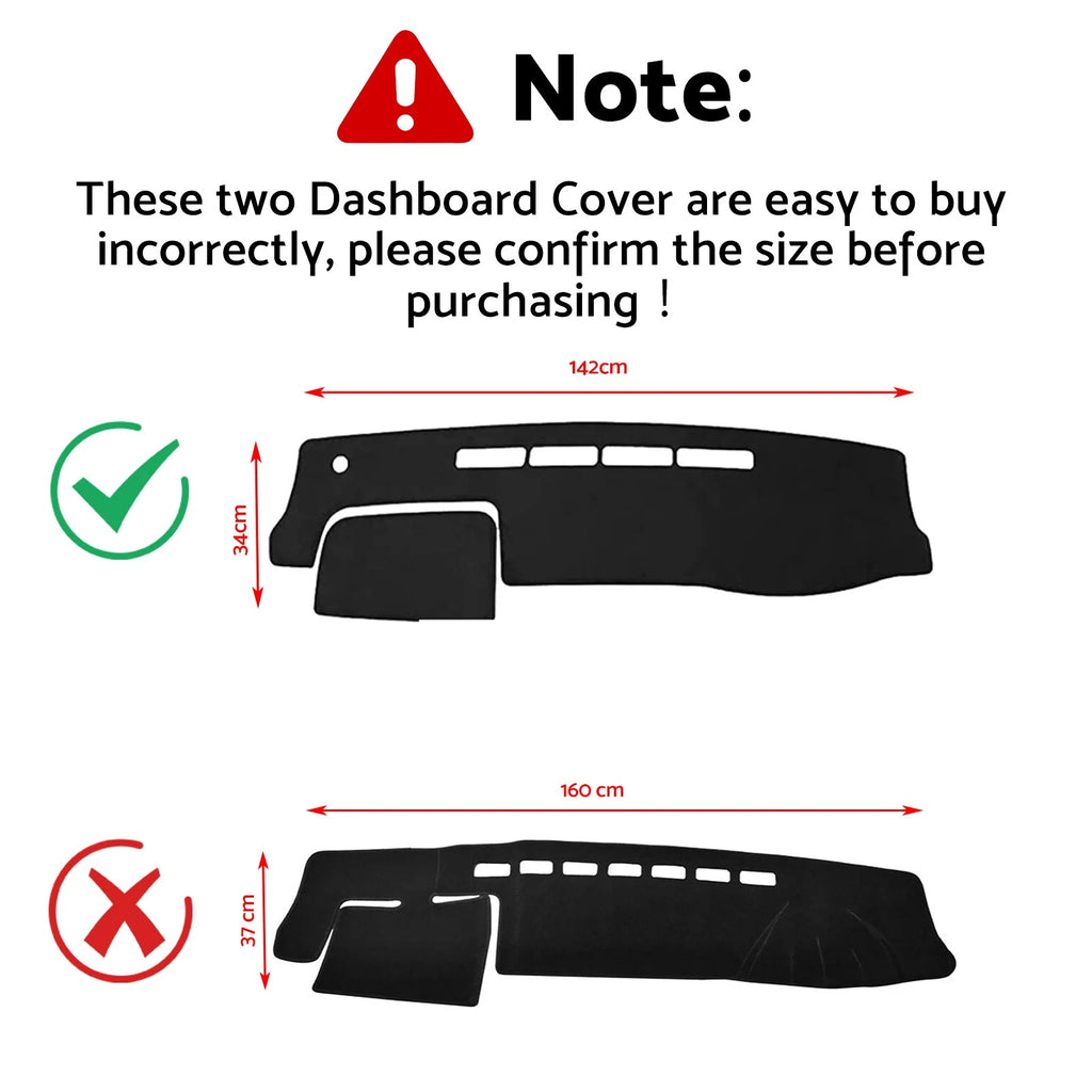 Dash Mat for Toyota Hiace 200 Series SLWB (2005–2019)
