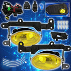 Set of 2 Yellow Lens Bumper Fog Lights for Honda Civic Coupe (2006–2008)