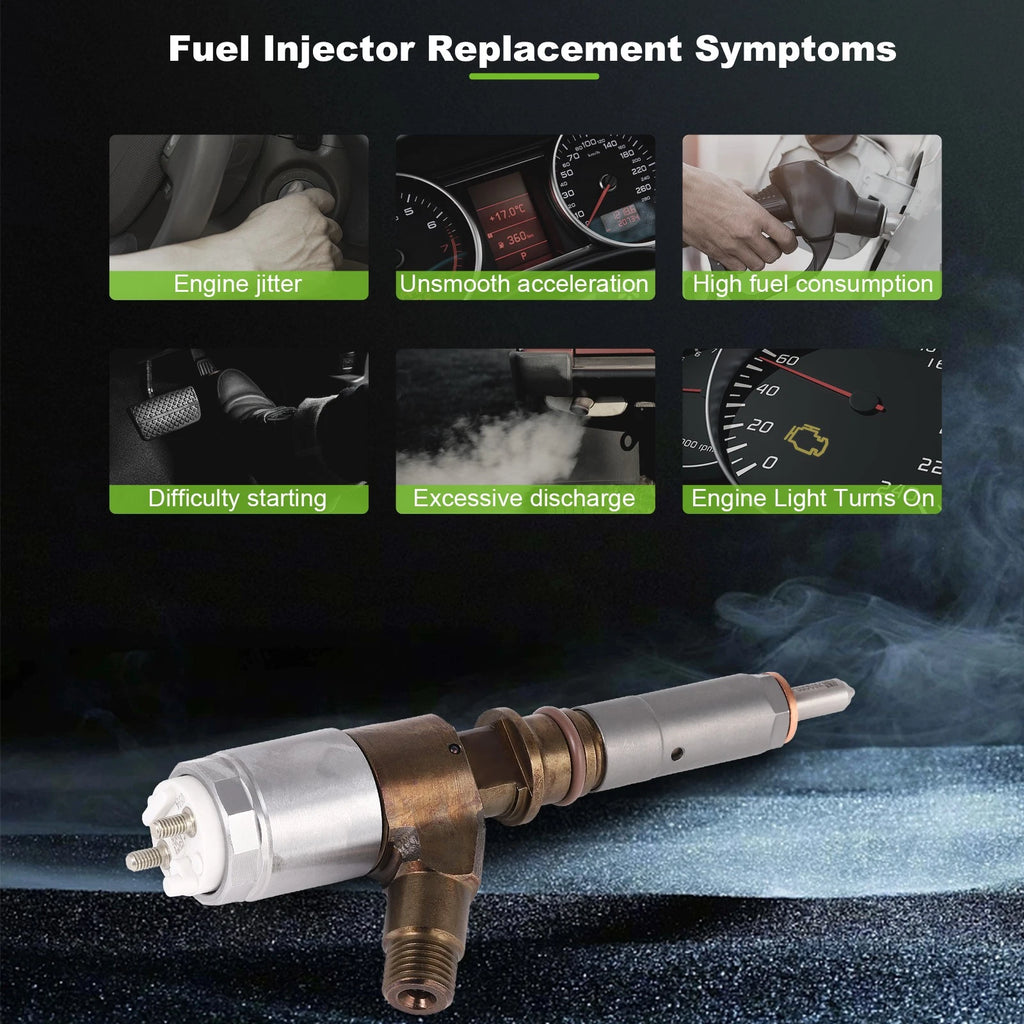 Common Rail Injector for Caterpillar C4.4 C6.6 R1300G (10R7672, 2645A747)