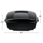 Trunk Backrest Pad Mount Rack for Harley Sport Glide FLSB (2018–2025)