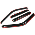 2X Window Visor Rain Guard for Ford F250-F550 SD Crew (1999–2015)