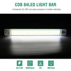 2X LED Strip Lights Bar for Boat Camping UTE (84 COB)