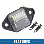 2X 6500K White LED License Plate Light F6UZ-13550-AA for Ford E-150 E-250 (2003–2014)