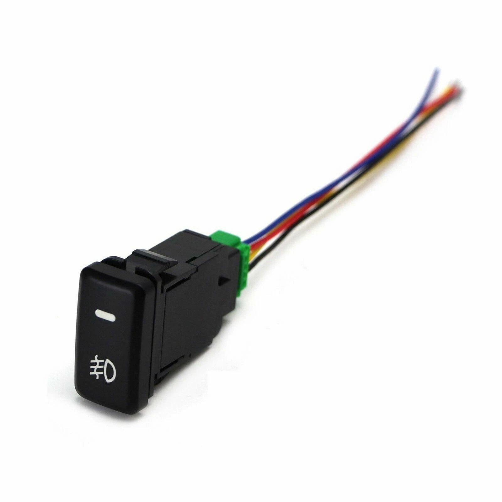 Factory Style 4-Pole 12V Push Button Switch with LED for Universal (-)