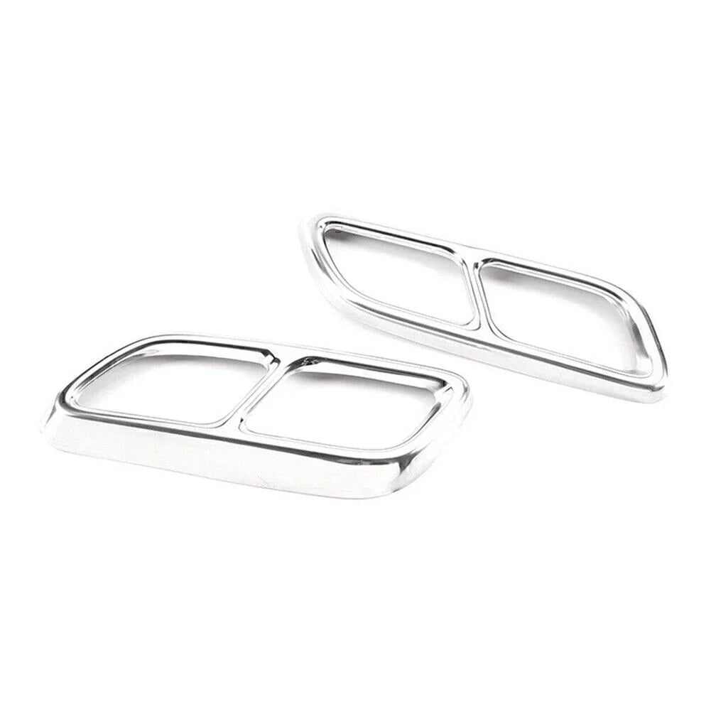 Stainless Steel Rear Exhaust Muffler Pipe Cover Trim for Cadillac CT5 (2020-2023)