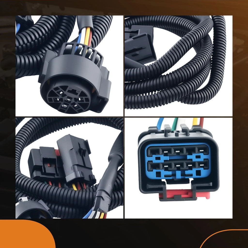 7 Way Wire Harness Extension for Dodge Dakota Ram 1500 2500 3500 (1995–2010)