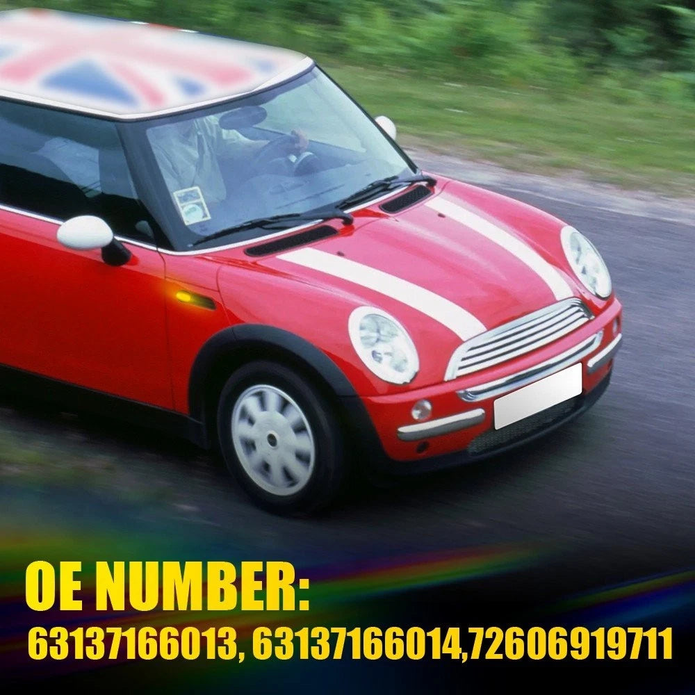 Pair Front LED Side Marker Lights for MINI Cooper R50 R52 R53 (2002–2008) ED