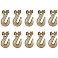 10x Clevis Grab Hook for Flatbed Truck (Ratch Binder)