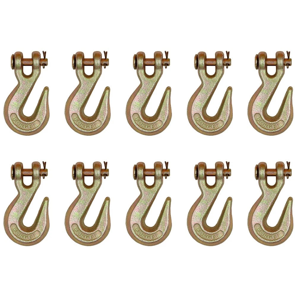 10x Clevis Grab Hook for Flatbed Truck (Ratch Binder)