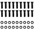 Plow Bolt & Nut Set for Blades/Cutting Edge 5/8-11x2 1/4 Dome Head