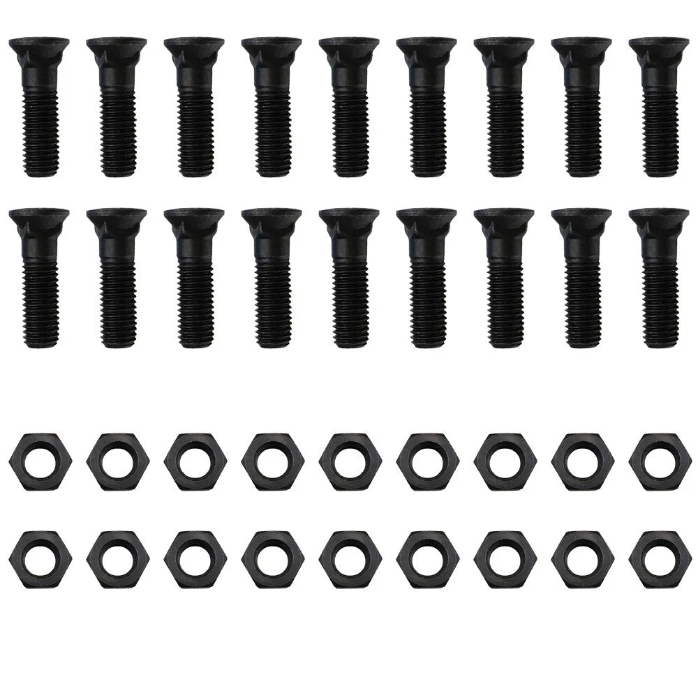 Plow Bolt & Nut Set for Blades/Cutting Edge 5/8-11x2 1/4 Dome Head