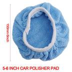 8pcs Polishing Pads for Car Polisher 150mm Blue
