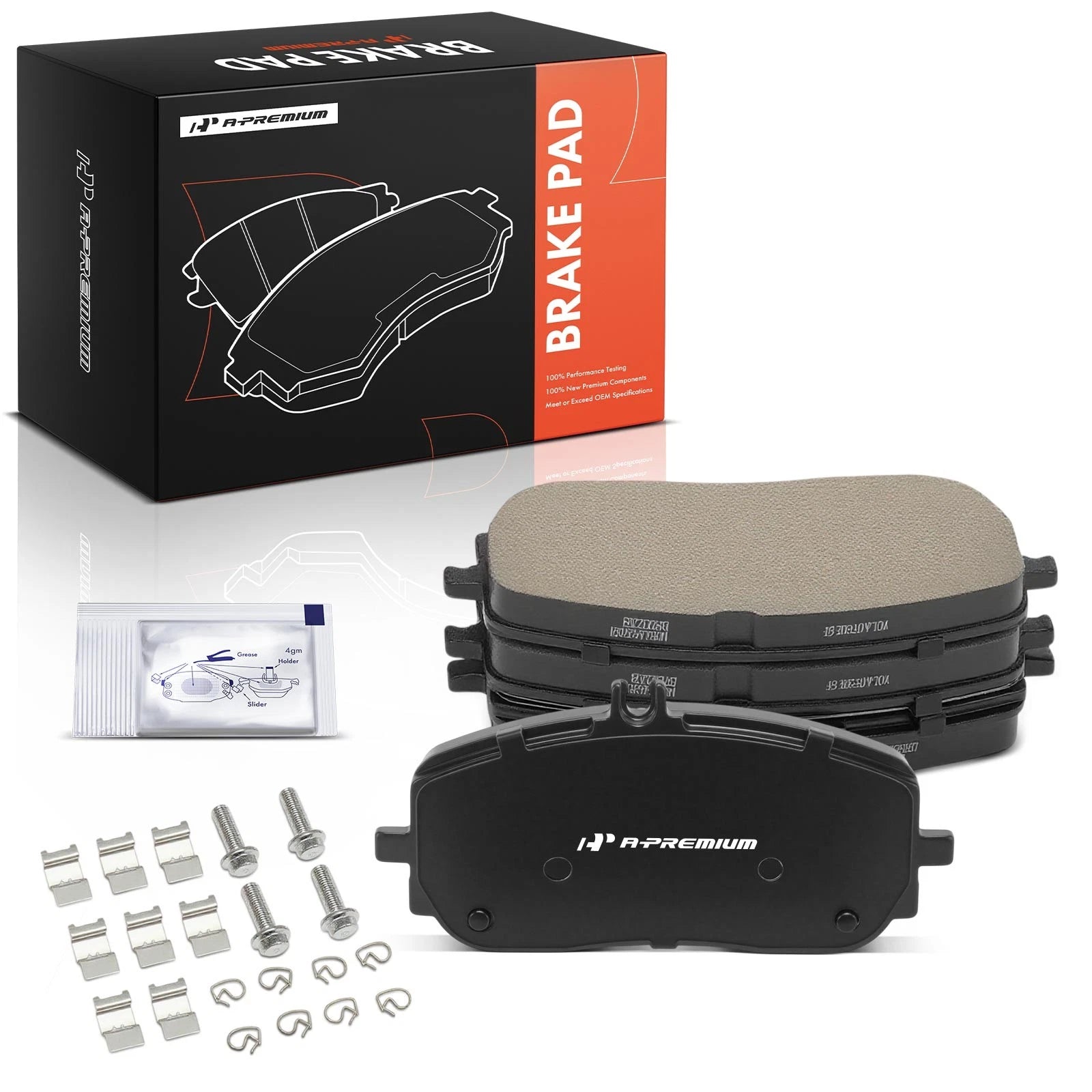 4X Front Ceramic Brake Pads for Mercedes-Benz GLE350 CLA250 (2020–2024)