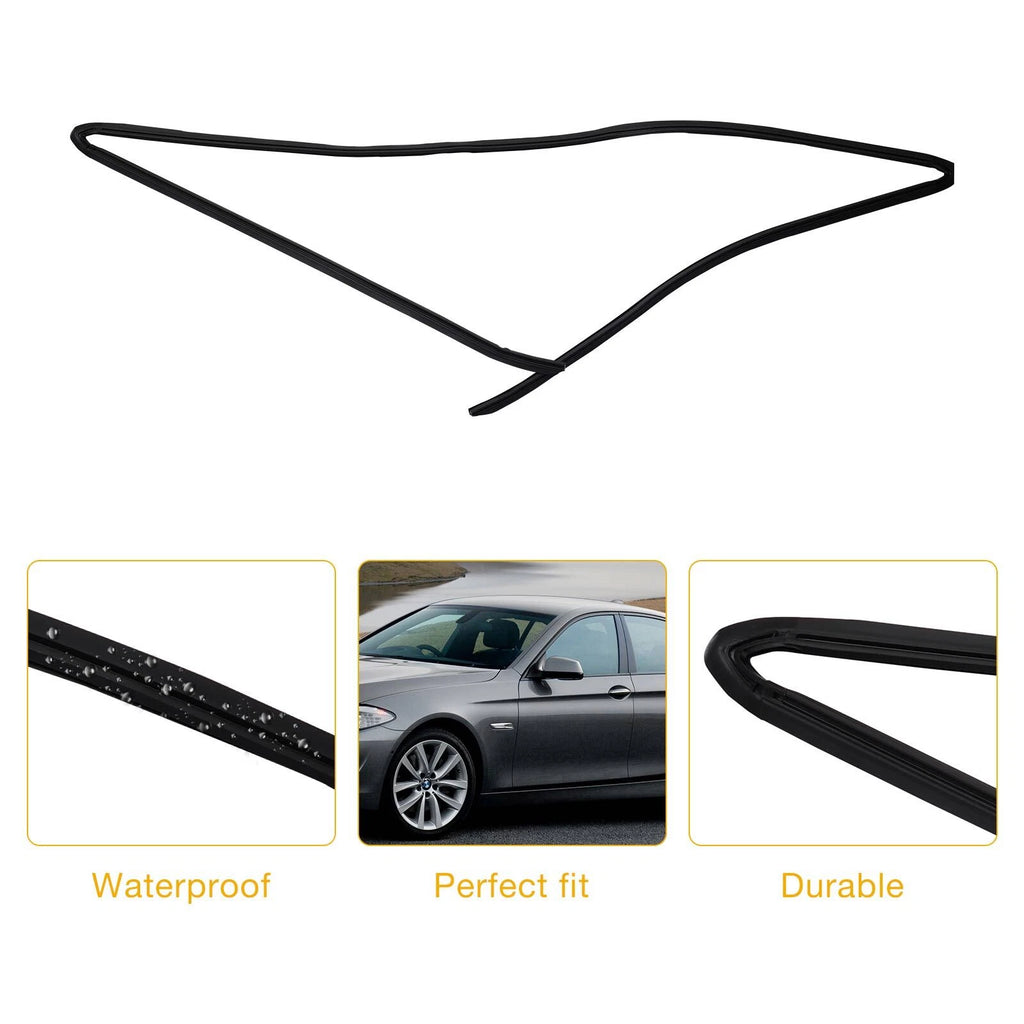 Rear Windshield Upper Moulding Trim Seal for BMW 5 Series (2004–2010) 51317027916