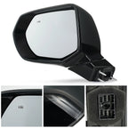Side Mirror for Chevy Suburban Tahoe GMC Yukon (2021–2024) Power Fold 15 Pins