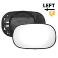 Left Side Heated Convex Mirror Glass for Ford Ka (1996–2008)