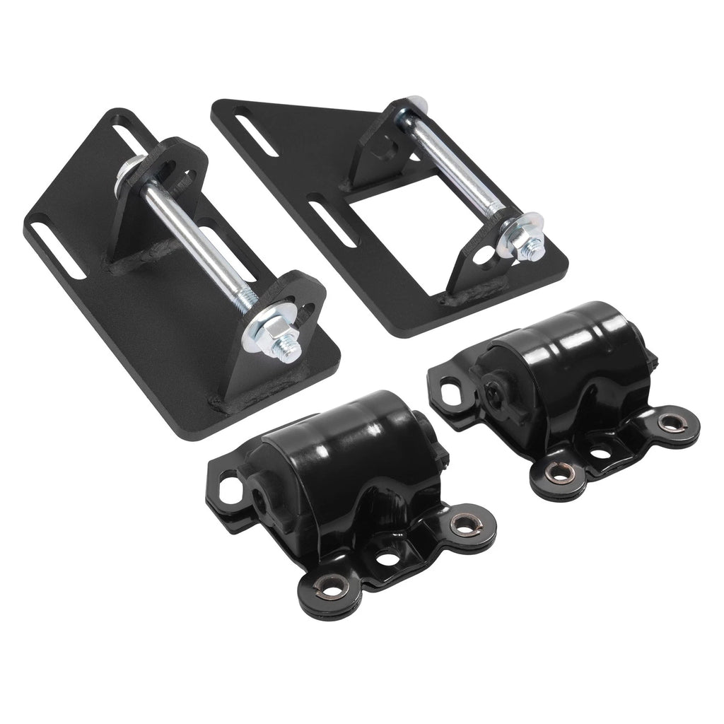 4X Engine Swap Motor Mount Brackets for Chevy GMC S10 S15 (1982–2004)