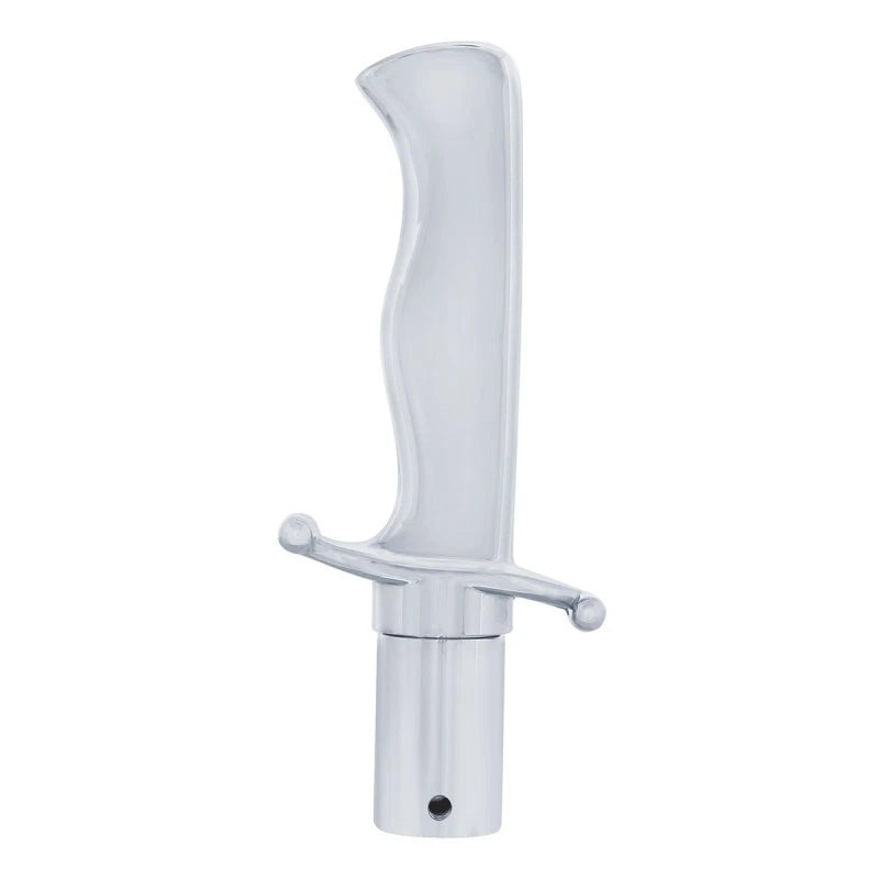 Shift Knob Replacement Universal Chrome Dagger for Hot Rod Rat Rod (Universal)