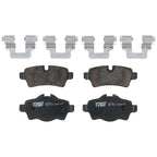 Set of 4 Disc Brake Pads for Mini Cooper (2007–2015)