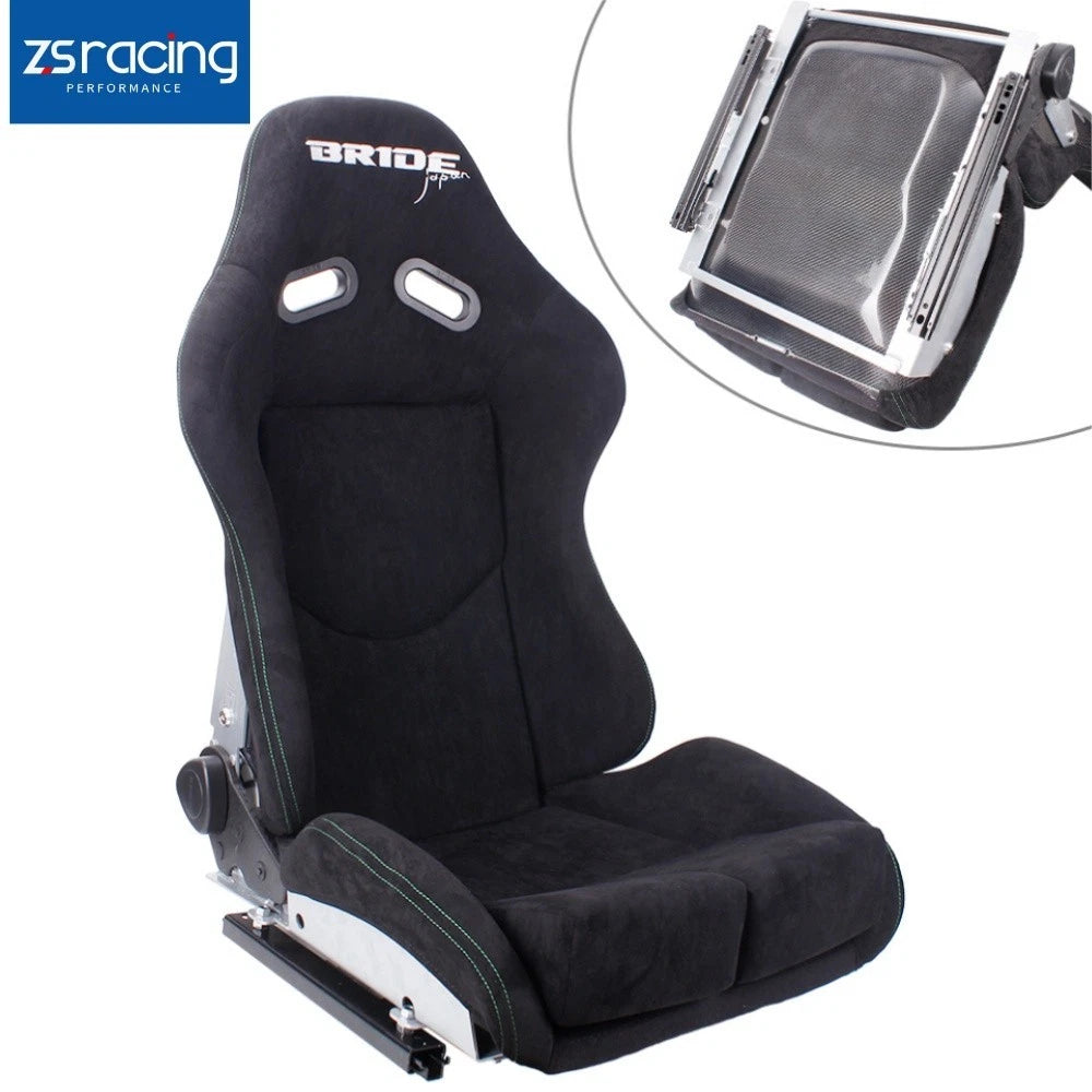 Bride Large Size Low Max Racing Seat for Universal Fit (Slider Rail, Carbon Fiber)