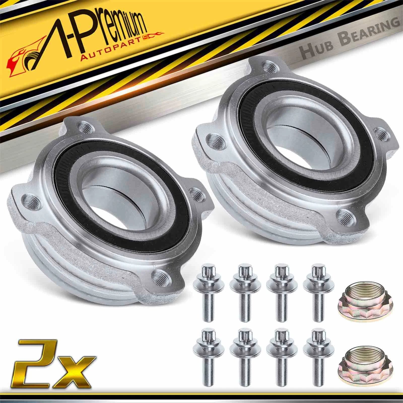 2X Rear Wheel Hub & Bearing Assembly for BMW E60 E61 (2006–2010)