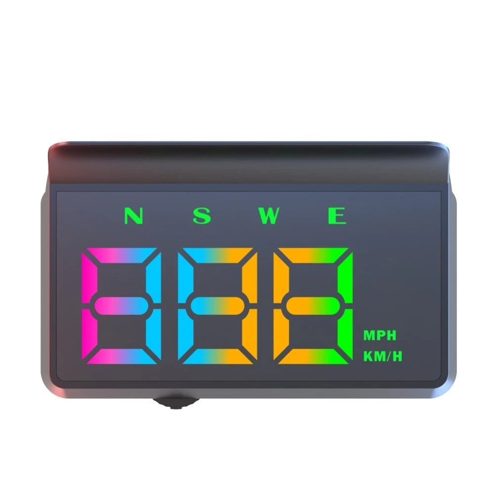 GPS Heads Up Display HUD Digital Speedometer with Alarm Feature for Cars