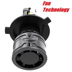 2X H4 9003 LED Headlight Bulbs Kit for NOVSIGHT (20000LM)
