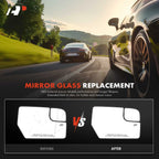 Passenger Power Mirror Glass with Spotter for Ford Expedition