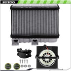 A/C Blower Motor & Heater Core Kit for BMW 320i 325i 325xi 330i 330xi (2001–2005)