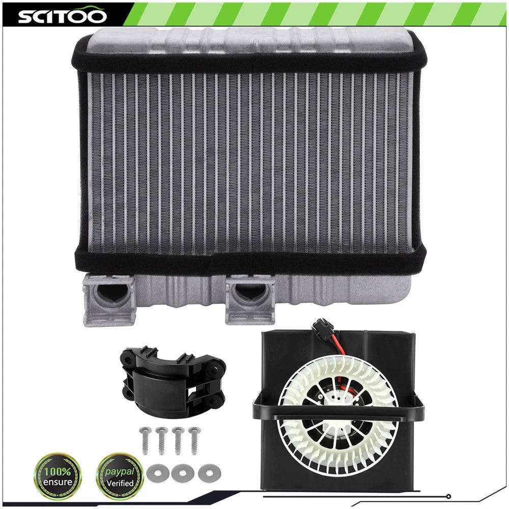 A/C Blower Motor & Heater Core Kit for BMW 320i 325i 325xi 330i 330xi (2001–2005)