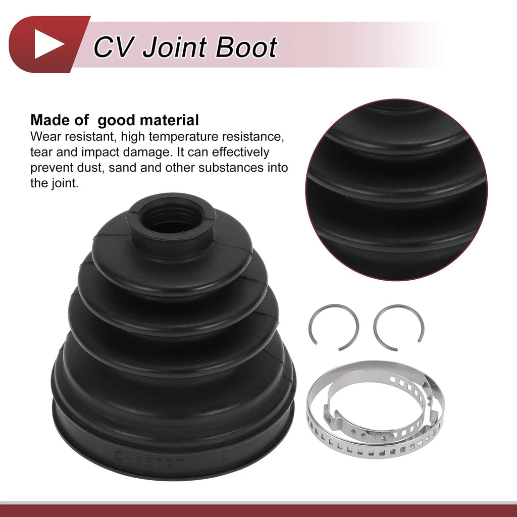 Inner CV Joint Boot Kit with Clamps for BMW X1 (2016–2023) - 31608618545
