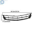 Front Upper Grille for Acura MDX (2014-2016) Black Plastic Mesh
