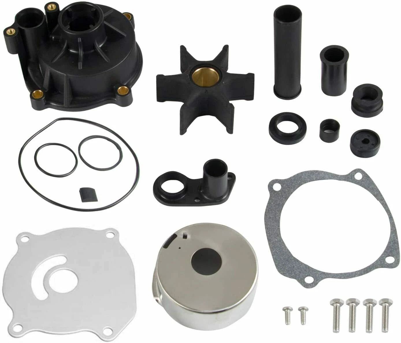 Water Pump Impeller Repair Kit with Housing for Johnson 5007972 (Boat)