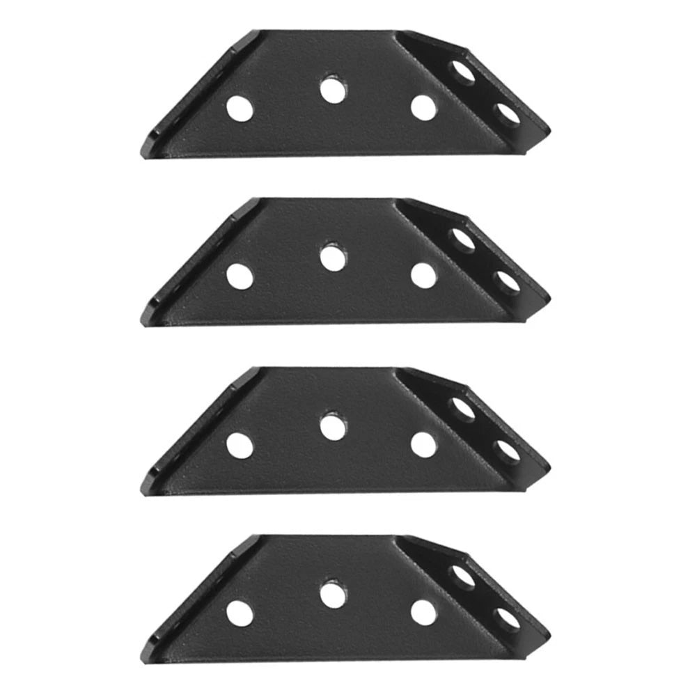Set of 4 Stainless Steel Triangle Corner Supports for Furniture
