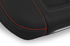 Console Lid Armrest Cover for GMC Sierra (2019–2020) Red Stitch