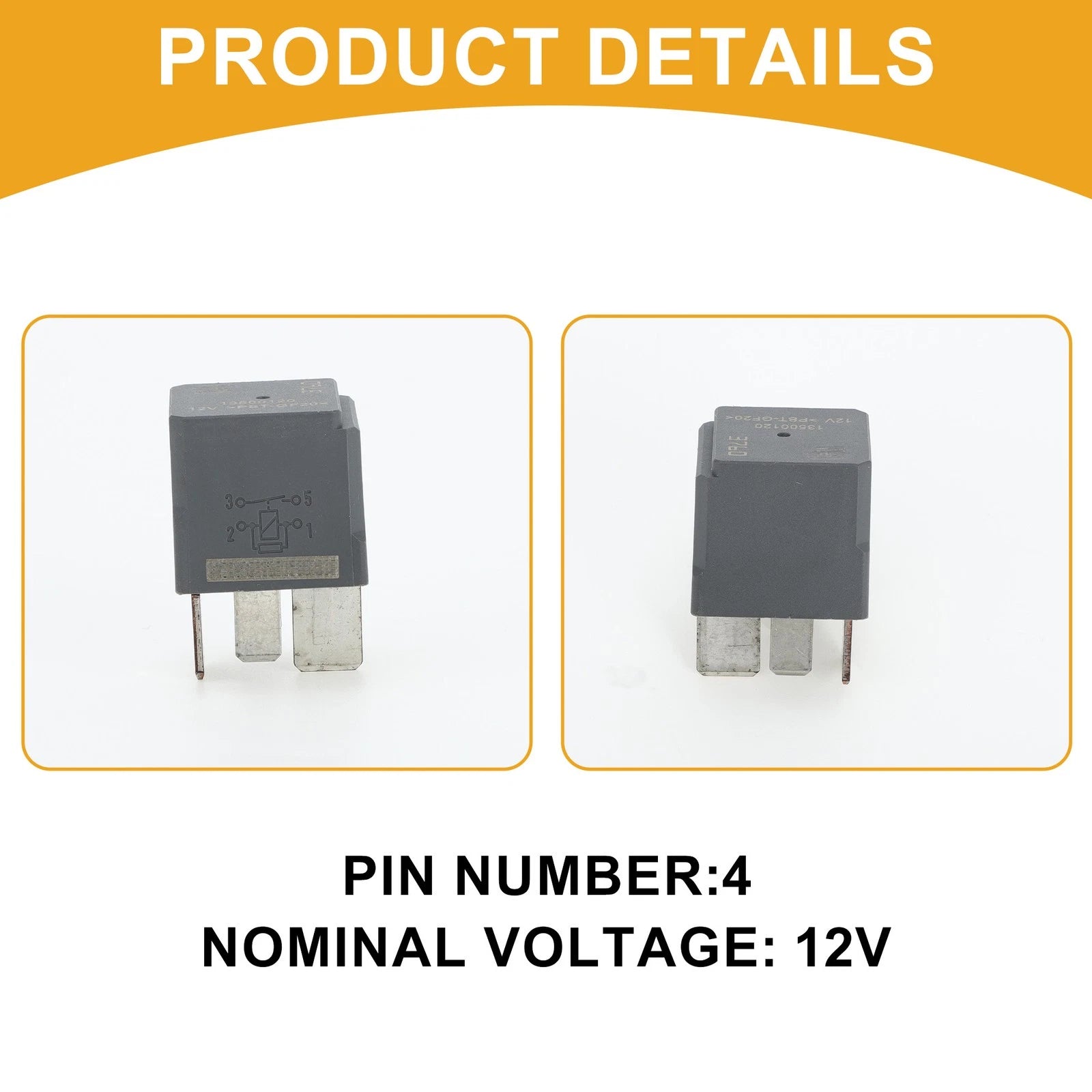 Power Relay No.13500120 12V 4 Pin for Buick Regal (2011–2017)