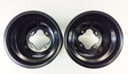 Set of 2 DWT Black A5 Rolled Lip Wheels for TRX 450R 400EX 250R 300 (10" & 9")