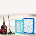 Set of 4 Fresh Air Flow Vacuum Filters for Daily Floor Cleaning