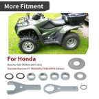 Set of 2 Axle Nut Wrench Tool + Washer Seal for Honda Rancher 420 (2007–2013)