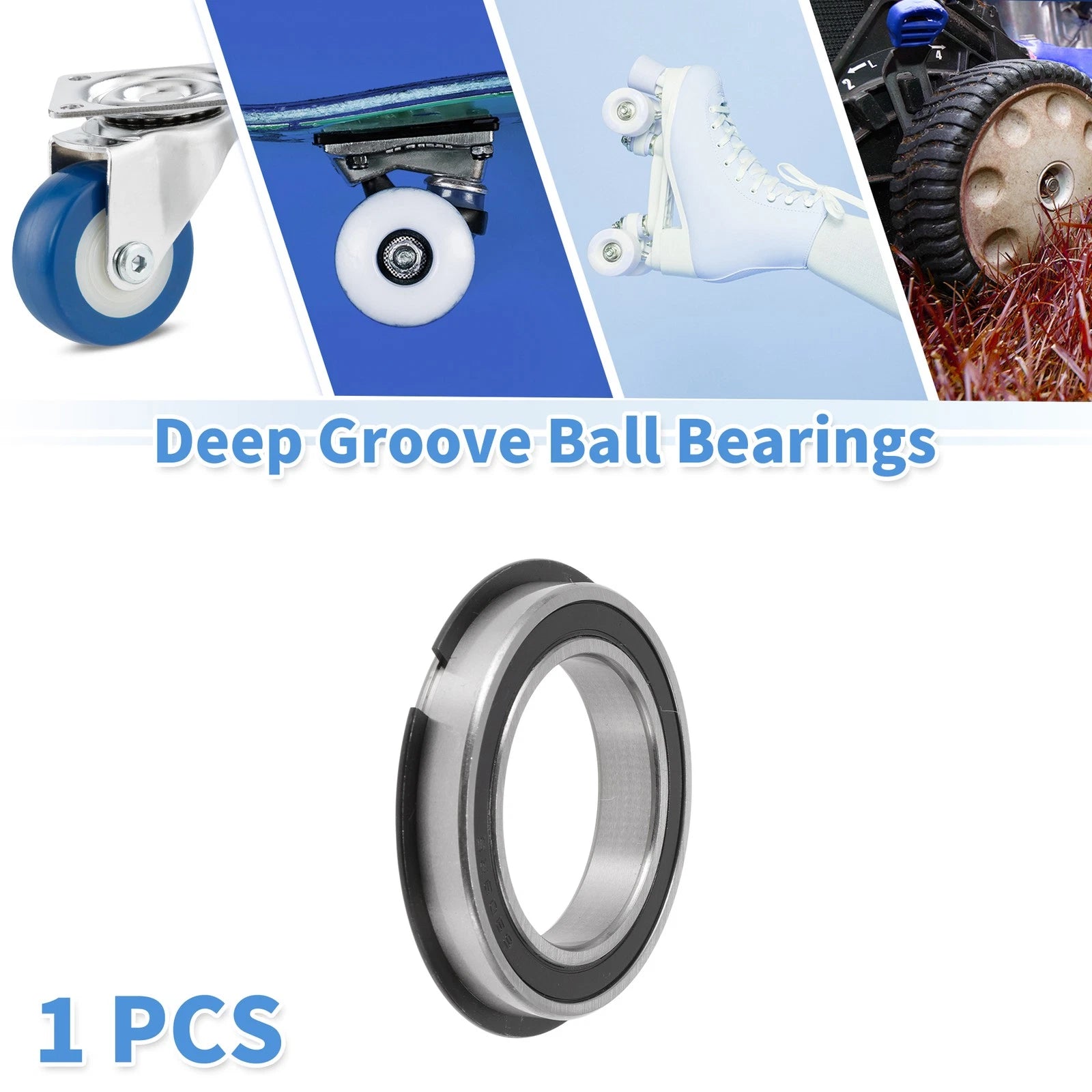 6909NR2RS Deep Groove Ball Bearings for Scooter Skateboard Wheel (45x68x12mm)