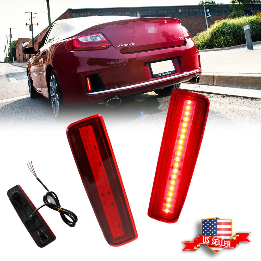 LED Rear Bumper Reflector for Honda Accord Coupe (2013–2015)