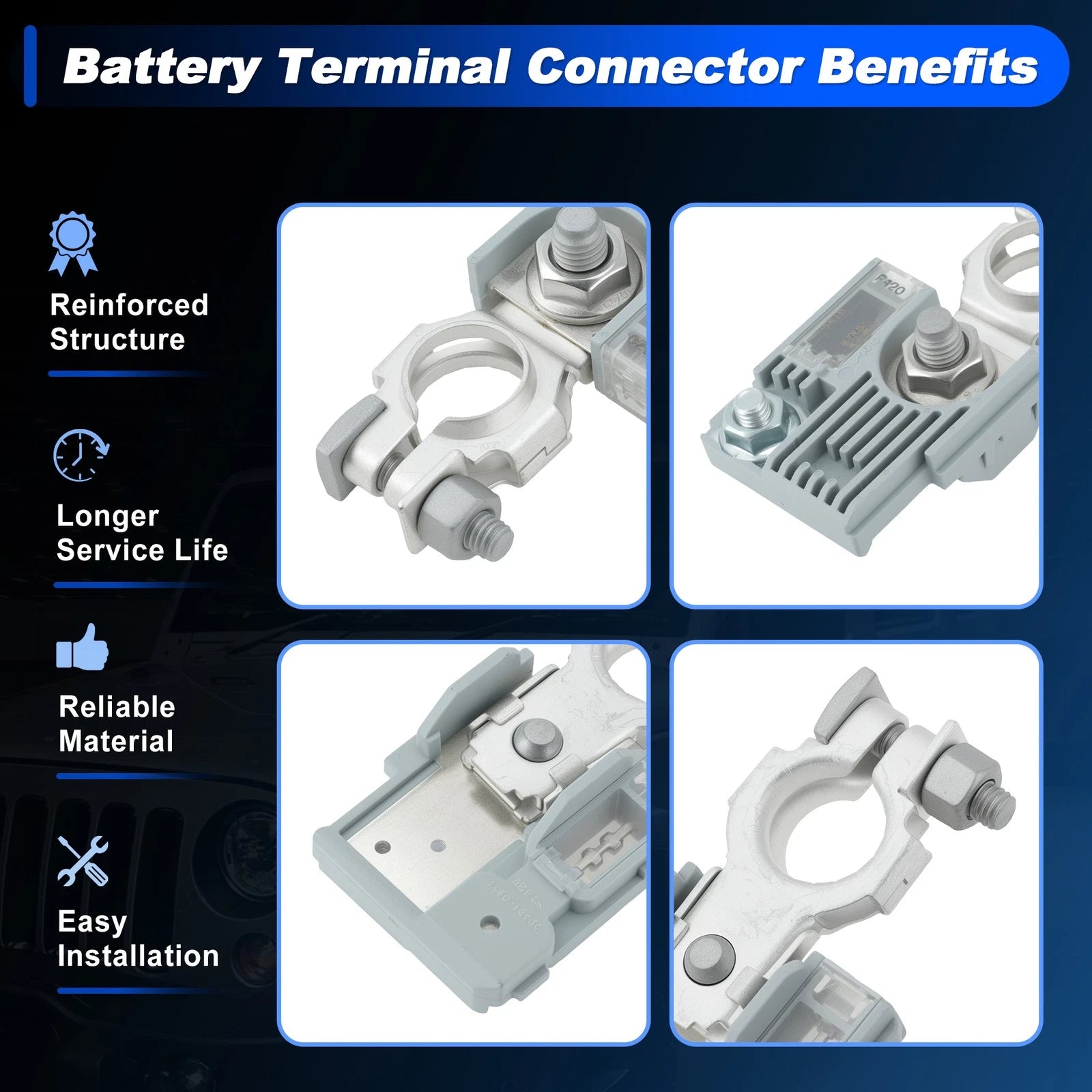 80Amp Positive Battery Fuse Terminal for Subaru WRX, Forester, Impreza (2010–2023) 81608YC000