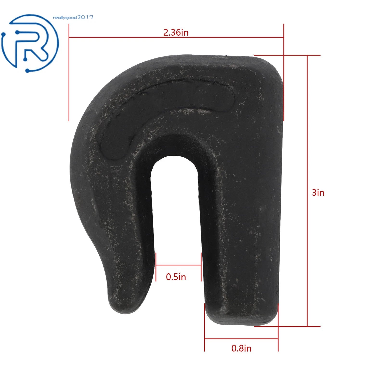Set of 8 G70 Weld On Chain Grab Hooks for Tractor Bucket Trailer