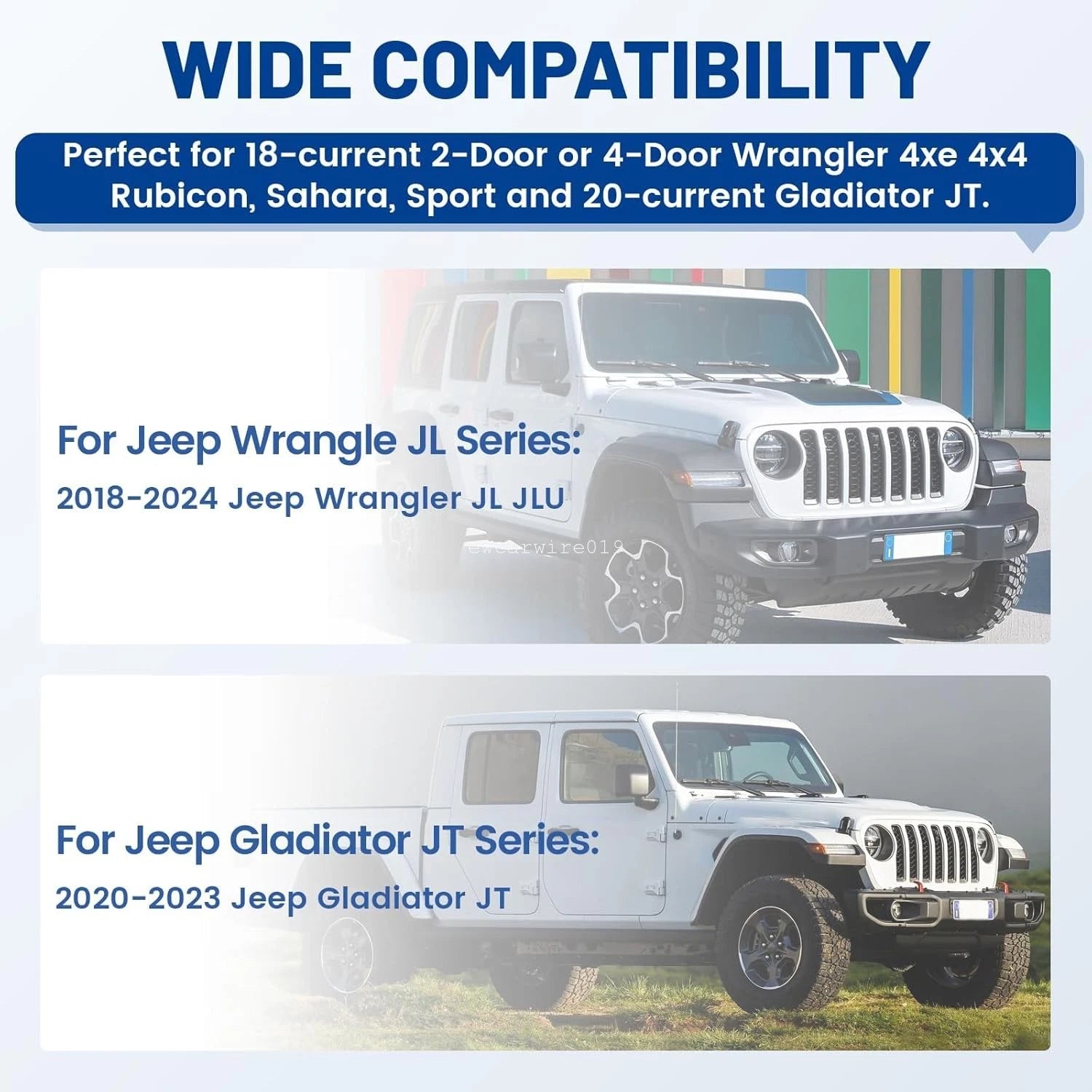 Antenna Bracket for Jeep Wrangler JL JLU (2018–2024)