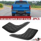 Set of 2 Rear Bumper Step Pads for Toyota Tundra (2014–2021) Black