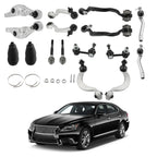 16pc Control Arms Ball Joints Tie Rods for Lexus LS460 (2007-2017)