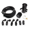 10AN Oil Catch Can Reservoir Tank for - Baffled, Breather Filter, Fuel Hose Fittings