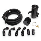 10AN Oil Catch Can Reservoir Tank for - Baffled, Breather Filter, Fuel Hose Fittings