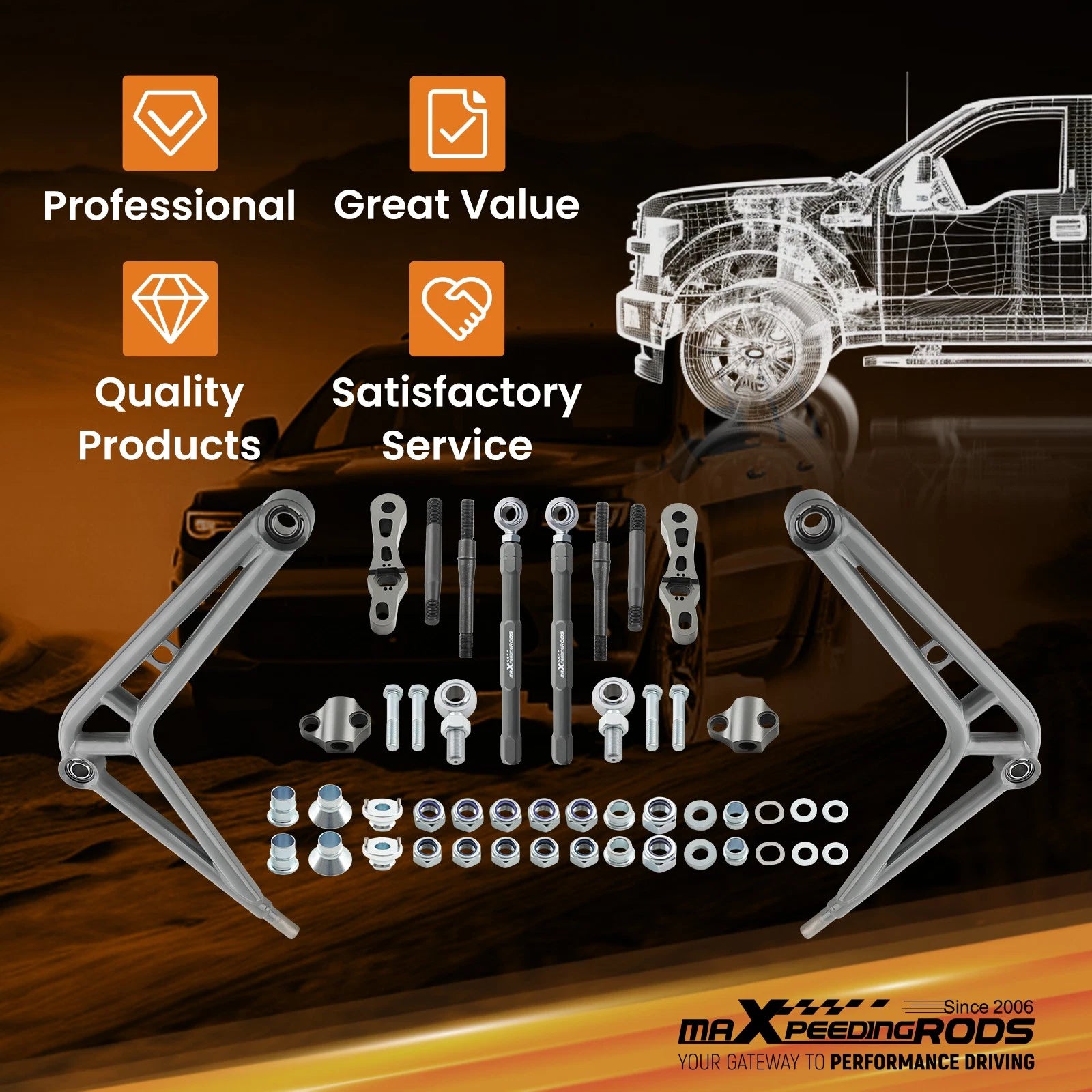 Wide Angle Steering Kit for BMW E46 (1998-2006)
